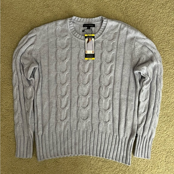 Banana Republic Sweaters - NWT Banana Republic Lavender Cable Knit Sweater